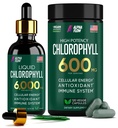 (Bundle) Liquid Chlorophyll Drops & Chlorophyll Capsules – Natural Energy, Immune Support, Internal Freshness and Antioxidant Supplement