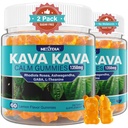 卡瓦·卡瓦·古米斯(英语:Kava Kava Gummys), 糖自由镇静 Gummys w/Rhodiola Rosea, Ashwagandha, L-Theanine, GABA, Melatonin- Free Kava Blend for Relax, Calm and Focus - 替代卡瓦粉末卡普勒斯, Vegan 120 Ct.