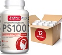 Jarrow Formules PS100 Posphatidylserine 100 mg, " 大脑健康和认知支持膳食补充剂 " ,120 Softgels,40-120天供应,12包