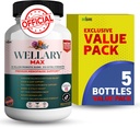 Wellary Max 更年期支助补编,40亿 CMU Probiotic Blend, 90 Capsules (5)