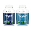 陶拉提镁 400mg + 甘化镁 400mg - 高吸收和高生物利用率 - Vegan Bundle - 270 + 270 片