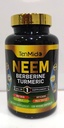 Neem Leaf 补编 - 8in1 公式 - 与柏柏林,图尔美,圣巴西尔,阿姆拉,阿尔蒂科克,牛奶硝酸盐,和黑辣椒 - Immune支持 - 120 Capsules 4个月供应