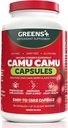Greens+ SuperFruit 补充剂 Camu Berry 配有维生素和矿物,高ORAC 抗氧化剂,400mg 天然维生素C,120 Veggie Capsules