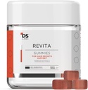 DS Labs Revita hair 维生素Gummys - 支持Thicker,Fuller Looking Hair,与生物素,锌,维生素D,铁,镁 & Melatonin, Vegan, Gluten-Free, Gelatin-Free, 60 Gummys.