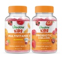 活生生的多维他命儿童 + 抗生素 5亿个儿童,Gummys Bundle - 大品尝,维生素补充,Gluten Free, GMO Free, Chewable Gummy