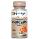 SOLARAY 发酵 Cordyceps 蘑菇 1000 mg - 健康能量支持 - 发酵用于增强吸收 - Vegan, 非GMO, Lab 验证 - 30 services, 60 Veg Caps