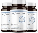 GlucoBerry Maqui Berry 配有用于血液健康支持的丙烯酸铬提取剂 -- -- 配有Biotin和Gymnema Sylvestre -- -- 医生制定 -- -- 30个卡普尔,3个包