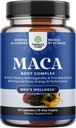 男性有潜力的黑马卡根(Black Maca Root Capsules) - 与西伯利亚Ginseng Ashwagandha和黑马卡根(Black Maca Root)的草药健康补充剂 - 支持一般健康的男性健康补充剂 - 30个计数