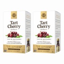Solgar Tart Cherry 1000 mg, 90 蔬菜卡普尔(2包) - 含有奎尔西丁、氯致生酸和安托氰胺化合物的抗氧化剂 - 非GMO、Vegan、Gluten Free、奶制品免试 - 180总功用