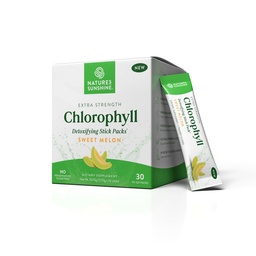 大自然的阳光氯化石素棒包装:在方便,美味的棒包装(甜麦隆)中,超量充电你的排毒和酒精固醇健康.
