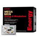GNC Mega Men Energy and Metabolism Vitapak 方案,方便,完全营养,1包中的5种产品,Calorie Burn,热致性,300mg Cafeine,30 Daily Packes
