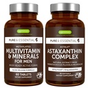 男子多维特敏和矿物 + Astaxanthin Complex Vegan Bundle, 持续释放 高级多维特敏 + 4 mg H. Pluvialis Natural Astaxanthin, 作者 Igennus