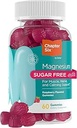 Zahler Magnesium Gummys - 不含糖的镁 Citrate Gummys for Muscle, Nerve and Calm Support - 放松非GMO Gluten Free Chewable Raspberry Flavored Magnesium Chews for adderns (60 Counter) (60 Counter) (英语).