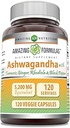 Ashwagandha Ashwagandha Supplation 包含着Turmeric, Ginger, Rhodiola, & Black Pepper 5200 Mg Per service QQ Veggie Capsules Non-GMO QQGluten-free QQQ 在美国制造(1Pack QQ 120 Counts).