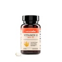 NatureWise Vitamin E 400 IU Softgels (180mg DL-Alpha) - Dairy, Gluten, and Soy Free, Non-GMO Antioxidant Dietary Supplement for Skin, Heart, Eye, and Immune Health Support - 2-Month Supply, 60 Count