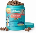 尿道切除疗法的狗和猫的固体金色蓝莓补充剂 - Berry balance Chews UTI + Bladder + 肾支持有抗氧化剂的猫和狗