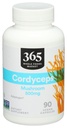 365 由全食品市场, Cordyceps Mushroom Vegan Capsules, 500mg, 90 Counter , 90