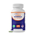 维他命莫林加 Capsules 10,000 mg 等效人(从50:1 提取200 mg) - 180 capsules - 纯莫林加 Oleifera 叶粉补充剂 - 绿色超级食品 - 非GMO,美国制造