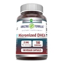 神奇的配方 微量化 DHEA 25mg 180 Veggie Capsules Supplements QQ Non-GMO Gluten Free QQ 在美国制造 蔬菜理想 QQ Dehydroepiandrosterone Capsules for Men & Women(1包) 互联网档案馆的存檔,存档日期2013-03-02.