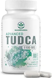 TUDCA Supplements 1100mg - 高级超强碱盐 TUDCA 支持,第3党测试 TUDCA 肝脏增殖剂,Liver Cleanse Detox and Refuring, 360 Capsules (Pack of 6)