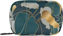 Vintage Palm Leaf Pill Box 7 Day Pill Case Bag 旅行 Pill Pill 组织者 带Zipper Portable Weekly Case Contract 大小的维他命补充器
