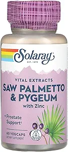 Solaray, Pygeum & Saw Palmetto, 120 植物科普尔