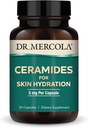 Mercola Ceramides博士,皮肤水利,30名服务员(30名卡普尔人),5毫克/每名卡普尔人,饮食补充,促进皮肤外观,非GMO