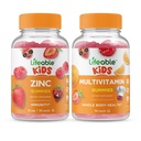 活生生的锌族儿童+多维他命儿童,Gummys Bundle - 大品尝,维生素补充,Gluten Free,GMO Free,Chewable Gummy