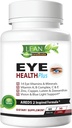 Areds 2 眼健康+w/铜,维生素A B C E,Lutein & Zeaxanthin, Quercetin, Zinc, Bilberry 提取, Biotin - 视力护理,干燥, Strain, 成人夜视补充60胶囊