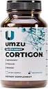 UMZU Cortigon Cortisol支助补编,30天供应-与Ginkgo Biloba、Phosphatidylserine、维生素B12和B6的自然公式-支持健康压力管理、Mood、焦点和认知健康