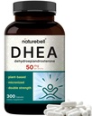 NatureBell DHEA 50mg for Men and Women, 300 Capsules QQ 微量吸收 + 植物来源 + 支持能源,代谢与健康老龄化 → 非GMO,美国制造