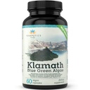 蓝绿藻(Premium Klamath Lake) 蓝绿藻(Blue Green Algae) - 比螺旋藻(Spirulina)和氯氏藻(Chlorella)补充物更强大 |纯氯素富含超级食品,来源于有机Klamath湖,500mg,60 Vegan Capsules