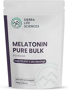 Melatonin 天然睡眠援助 散装粉 # # # 自定义剂量 2 mg - 5 mg 替换卡普尔( 100g - 50,000 dos)