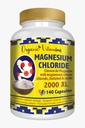 氯化镁(Cloruro de Magnesio) 140 Capsules - 高吸收镁补充剂,配有Citrate, chelated和Oxide高潜力Mg. Easy to Swallow, Non-GMO