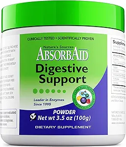 AbsorbAid 消化酶 100克,经证明可增加71%的生命营养素吸收
