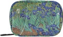 Naanle Irises Van Gogh 7日药丸案 Bag 旅行药丸组织者,配有Zipper Portable Weekly Case Contract 大小的维生素补充剂持有者