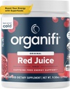 Organifi Red Juice - 能量粉点减少下午的碰撞和靴子消化和免疫系统,30种服务