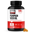 FORCE FACTOR 南瓜种子油盖,配有基本脂肪酸的植物激素补充剂,用冷压南瓜油制造,精选质量,非GMO,100软胶