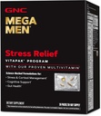 GNC Mega Men 压力救济Vitapak,压力和科尔蒂索尔管理,30 Counter