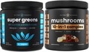 NutraChamps 超级绿色 热带和超级蘑菇:绝顶大脑,Gut & Body Boost