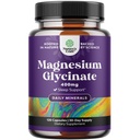 纯镁甘油增殖剂(Perre Magnesium Glycnate) 补充剂(Per service)400mg - Vegan 高吸附性甘油甘油增殖剂(High Absolutium Chelated Magnesium Capsules for Mood Sleep and Relaxation Supports) - 120 计数