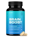 Nootrix Brain Boost Nootropic Supplement 支持记忆,精神焦点,认知健康与能源 QQ促进健康的Mood和大脑功能 QQ Ginkgo Biloba & DMAE 60 Capsules