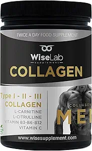 男子Collagen 300gr Tip123 L-Carnitine L-Citrulline