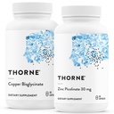 THORNE - 追踪矿物包 - 锌皮化和铜皮化 - 健康的基本条件 - 60种服务