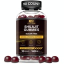 NUTRA Shilajit Gummys 1000mg 纯 Shilajit Resin for Energy, Brain and university QQ 男女无糖, Vegan, Gluten- Free QQ 天然贝里火焰,美国制造 (90ct)