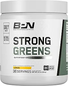 BPN 强绿色超食品粉、改进文摘、增加能源、免疫系统支持、甜薄荷、30种服务