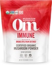 OM MUSHROOM SUPERFOOOD 混合蘑菇超食品补编,7.05 Ounce Pouch,100 Services,Mushrom Blend,Reishi和土耳其泰尔;每日混合食品支助补编
