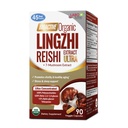LABO 营养 生物活性 有机 Lingzhi Reishi Ultra 7 蘑菇提取 补充 Reishi Cordyceps Maitake Turkey Tail Agaricus blazei Murill Shiitake 为免疫支持,生命力,USDA 有机体