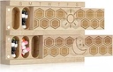 Chengu Wood 7天周药丸组织者 维生素药剂师 Wooden Pill 案例箱 维生素鱼油丸补充品 关节炎友好,户外旅行