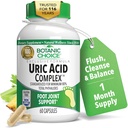 植物选择 Uric Acid Complex 补编 - 脚联合支持 - 帮助 Soothe 与 Celery种子 & Bromelain 的不适 - Gluten Free, 非 GMO, 60 Caps